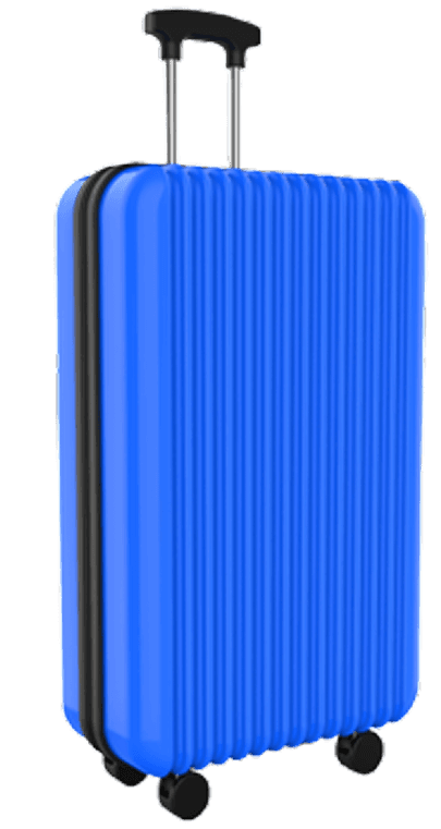 Blue luggage